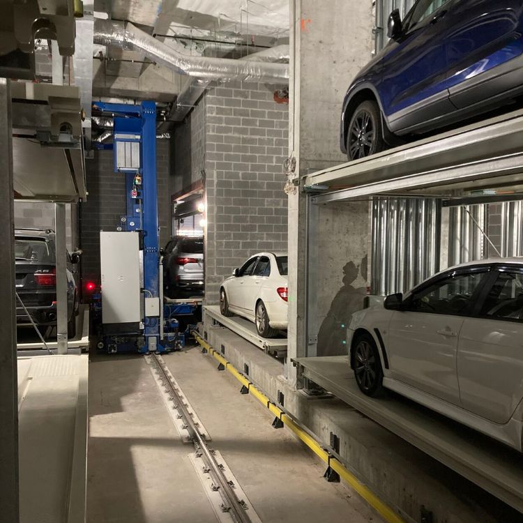 Parking automatique gain de place