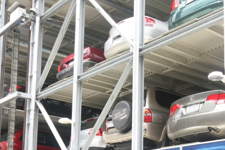 Parking automatisé en structure