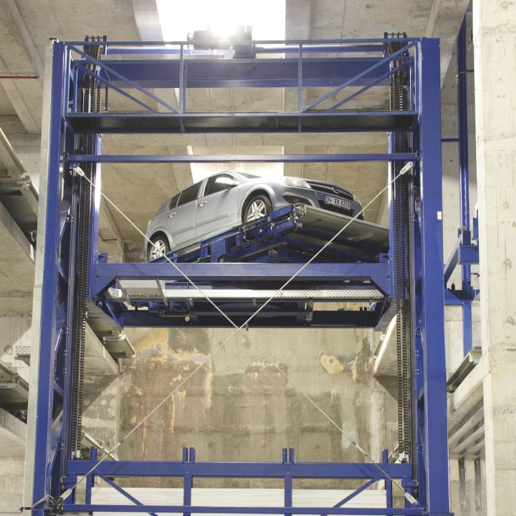 Parking robotisé gain de place